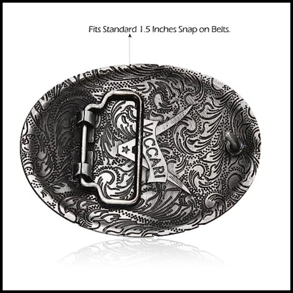 Native American Chief Belt Buckle Zinc Alloy Western Rodeo main image 4